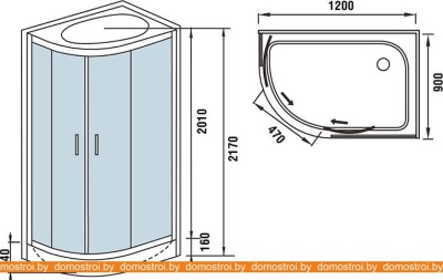 Душевая кабина WeltWasser WW500 Werra 1202 R фотография