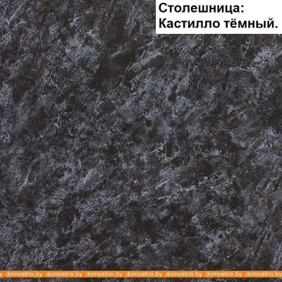 Кухня Интерлиния Мила Лайт 2.1 (бетон-бетон-кастилло темный) фотография