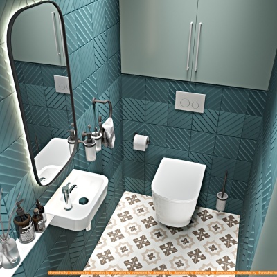 Унитаз Lavinia Boho Bell Pro Rimless 21010001 (чаша, пневмокрышка, шум-я) фотография