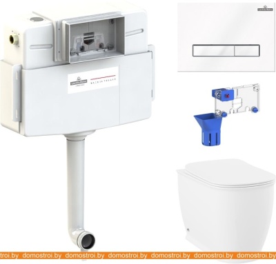 Унитаз Lavinia Boho Relfix Bell Pro 5 в 1 87060213 (белое стекло) фотография