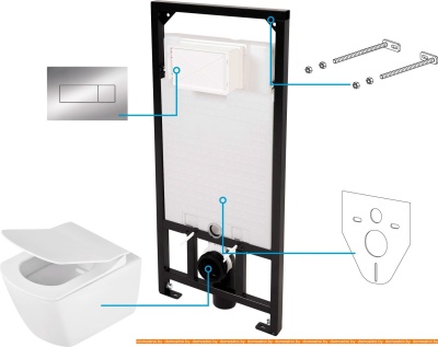 Унитаз Deante Anemon CDZS6ZPW фотография