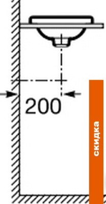 Умывальник Roca Meridian 60x34 (32724E000) фотография