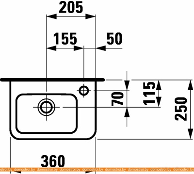 Умывальник Laufen PRO 816955 36x25 фотография