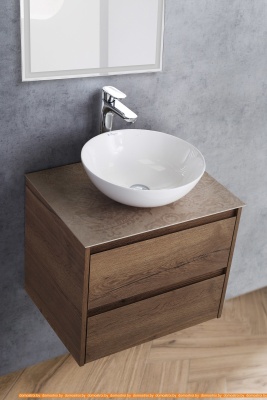 Тумба под умывальник BelBagno Kraft-600-2C-SO-RT (rovere tabacco) фотография