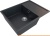 Кухонная мойка Гамма Гранит Granite-12 (черный) фотография