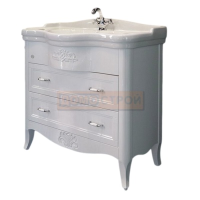 Тумба BelBagno NOVANTA Classico 86,4 Bianco Lucido фотография