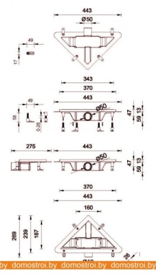 Душевой уголок Ambassador Set 11011106L-ST4 фотография