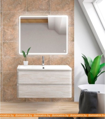Тумба под умывальник BelBagno Albano-900-2C-SO-RVB (rovere vintage bianc) фотография