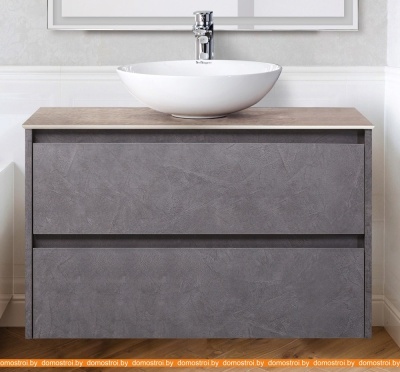 Тумба под умывальник BelBagno Kraft-800-2C-SO-PG (pietra grigio) фотография