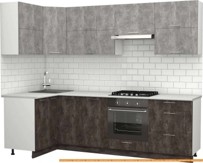 Кухня S-Company Клео крафт 1.2x2.6 левая (ателье темное/ателье светлое) фотография