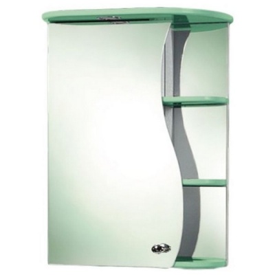 Зеркальный шкаф Акваль Милана 50 [AM.04.50.02.L] салатовый фотография