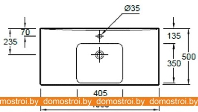 Умывальник Jacob Delafon Odeon Up E4731-00 фотография
