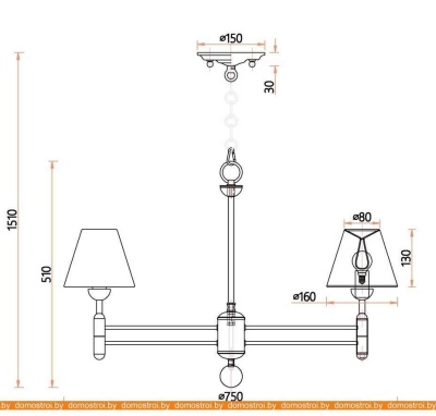 Подвесная люстра Favourite Avangard 2952-6P фотография