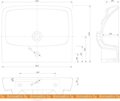 Умывальник Kolo Nova Pro M31156000 фотография