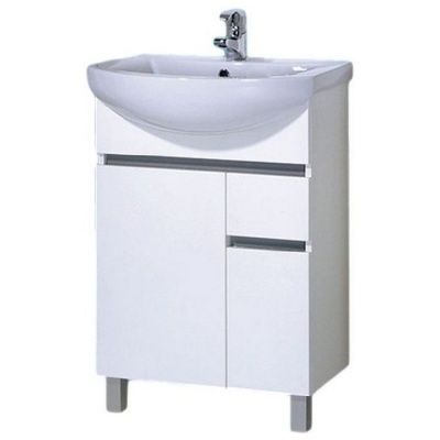 Тумба под умывальник Акваль Афина 61 [АФИНА.61.00.00.L] фотография