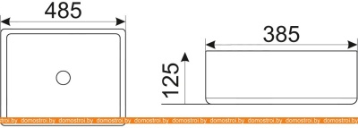 Умывальник CeramaLux N9132 фотография