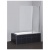 Шторка для ванной BelBagno SELA-V-11-120/140-C-Cr прозрачное стекло 120x140 фотография