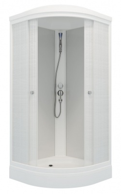 Душевая кабина Triton Стандарт А3 ДН4 100x100 белый лен фотография