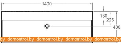 Умывальник Keramag Xeno2 140x48 427040016 фотография