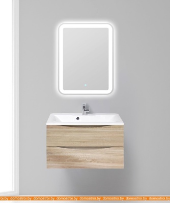 Тумба под умывальник BelBagno Marino-800-2C-SO-WO-P (rovere bianco) фотография