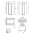 Душевая стенка Radaway Eos II S1 L/R [3799411-01] 90x197 фотография