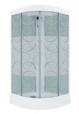 Душевая кабина Triton Стандарт А3 ДН4 90x90 узоры фотография