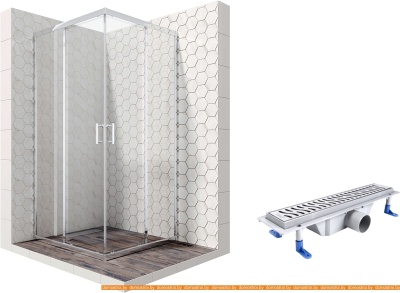 Душевой уголок Ambassador Set 14011103-ST3 фотография