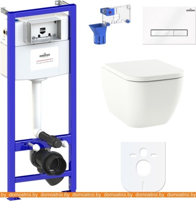 Унитаз Lavinia Boho Relfix One 7 в 1 87040057 (белое стекло) фотография