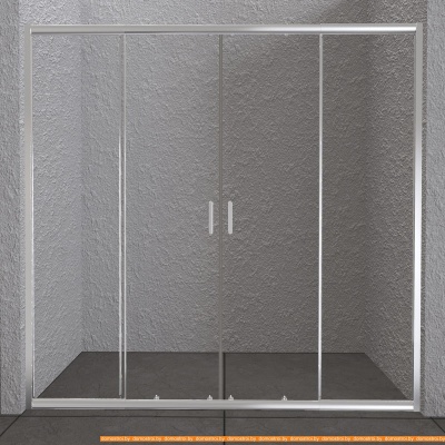 Душевая дверь BelBagno UNIQUE-BF-2-170/200-C-Cr (прозрачное стекло) фотография