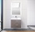 Тумба под умывальник BelBagno Aurora-600-2C-SO-PG (pietra grigio) фотография