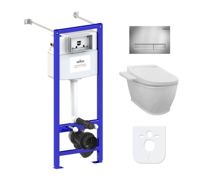 Комплект для подвесного унитаза 5 в 1 Smart F-Control 3930012R  фотография