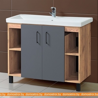 Тумба под умывальник Акваль Лофт 70 фотография