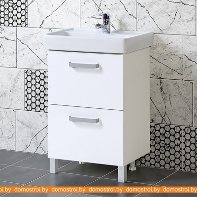 Тумба Акваль Верна 60 под умывальник Бергамо 60 фотография