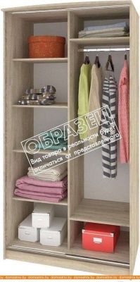 Шкаф-купе Кортекс-мебель Лагуна ШК01-01 (венге/венге светлый) фотография