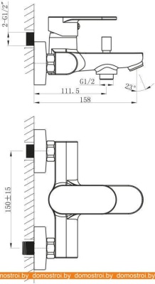 Смеситель BelBagno Loyd LOY-VASM-CRM фотография