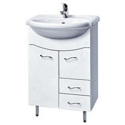 Тумба под умывальник Акваль Калипсо 60 [AК.60.01.02.R] фотография