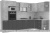 Кухня Интерлиния Мила 1.68x3.2 правая (бетон-антрацит-травертин) фотография