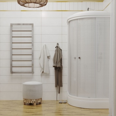 Душевая кабина Triton Стандарт А3 ДН4 100x100 белый лен фотография