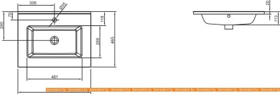 Умывальник Jacob Delafon Ola EXSA112-00 фотография