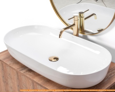 Умывальник Rea Cleo 81 (белый) фотография