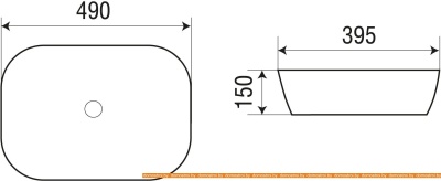 Умывальник WeltWasser Elbach M2143 WP фотография