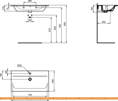 Умывальник Ideal Standard Connect Air Vanity E027901 фотография