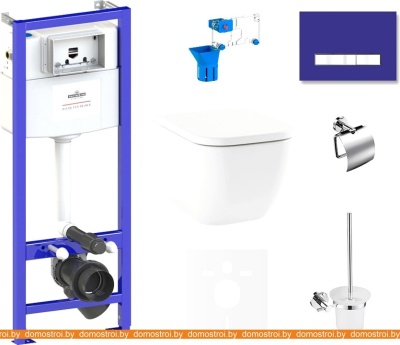 Унитаз Lavinia Boho Relfix One 9 в 1 75110292 (фиолетовый стекло) фотография